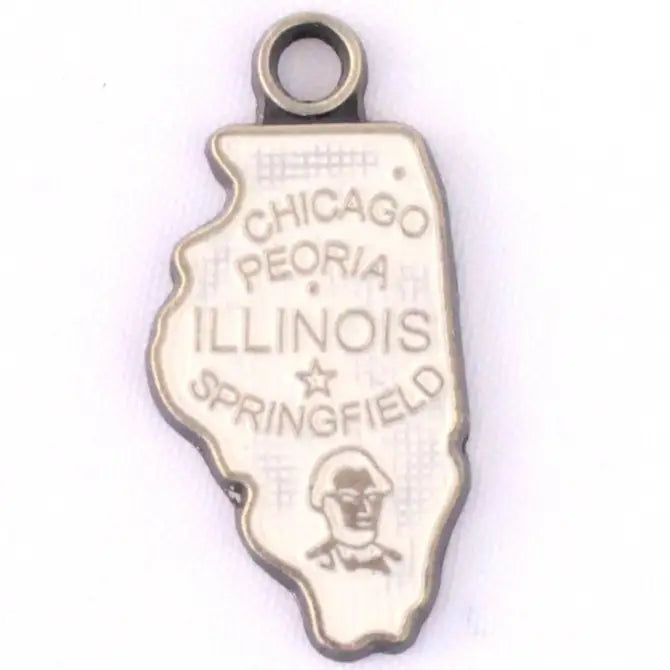 Illinois Charm (available with Bracelet or Necklace)