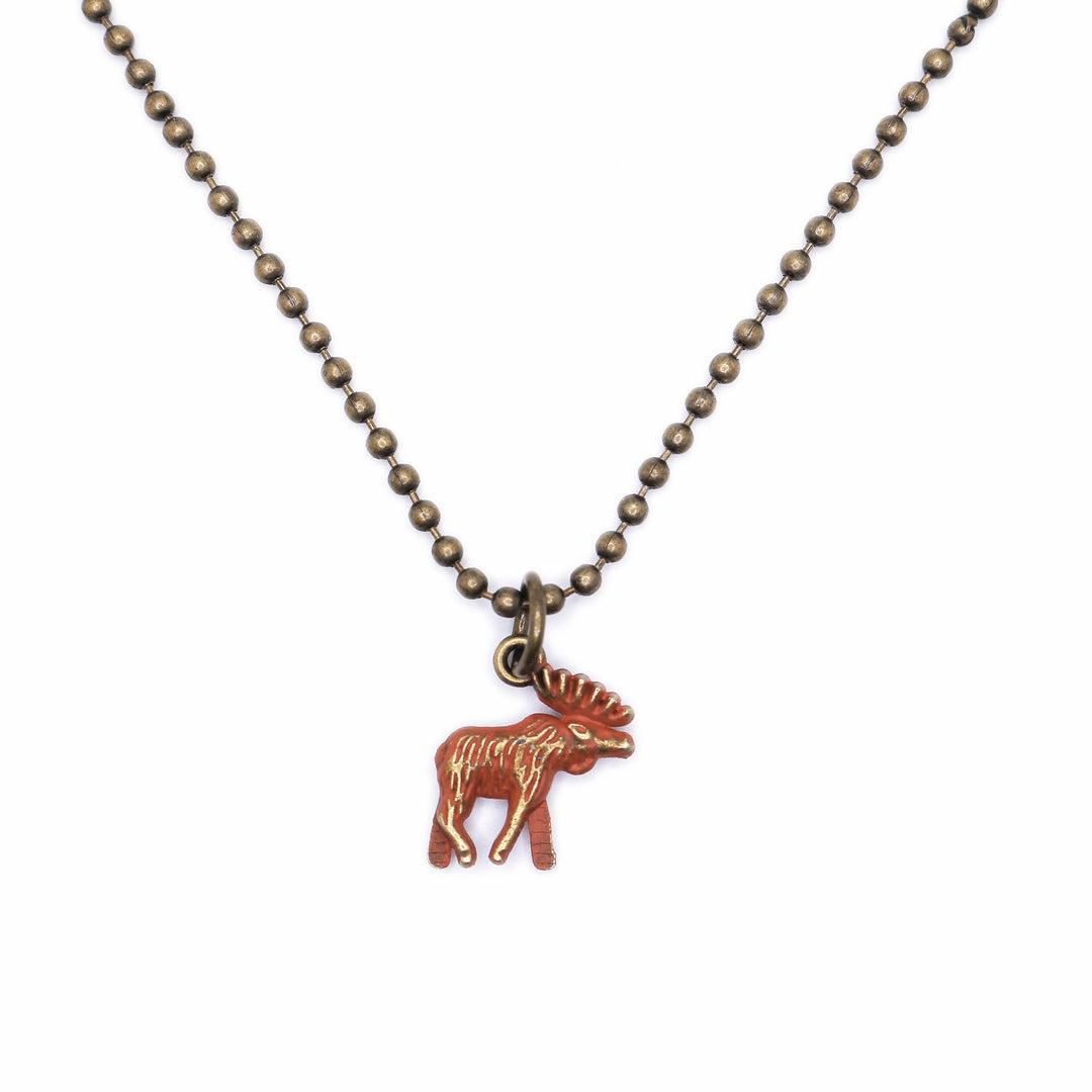Moose Charm (available with Bracelet or Necklace)
