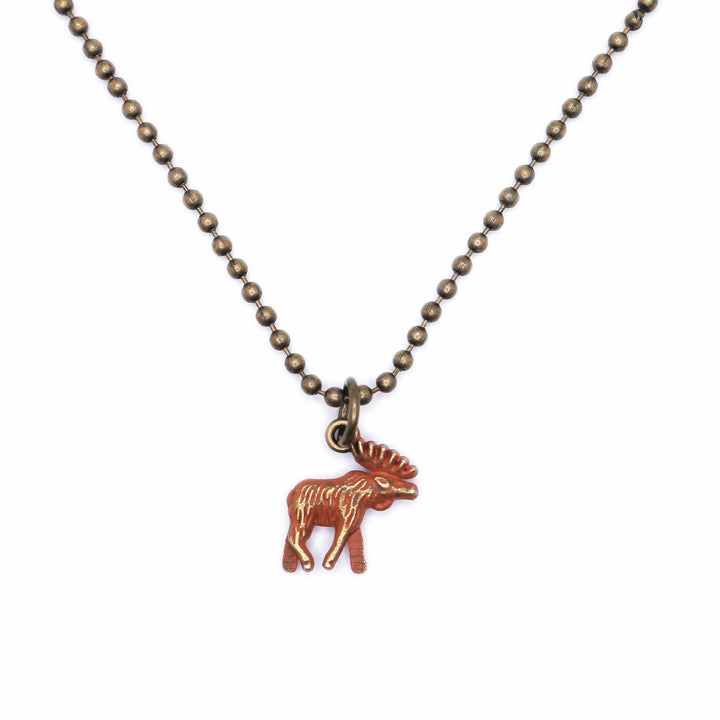 Moose Charm (available with Bracelet or Necklace)