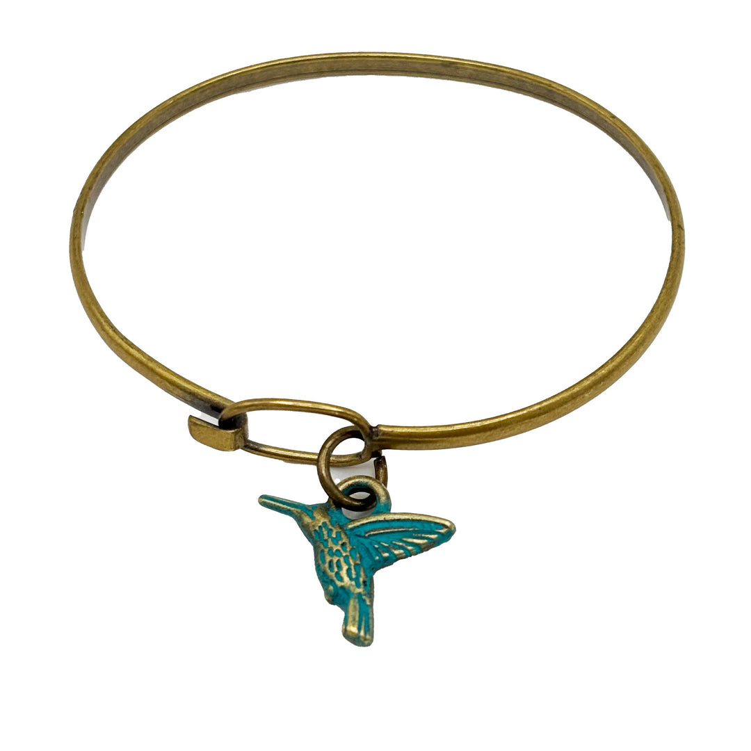 Hummingbird Charm (available with Bracelet or Necklace)