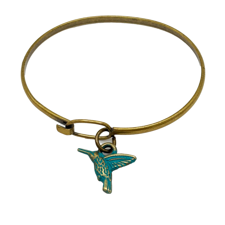 Hummingbird Charm (available with Bracelet or Necklace)