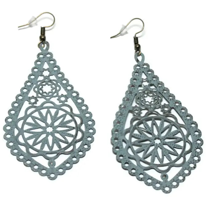 Persist Large Statement Filigree Earrings