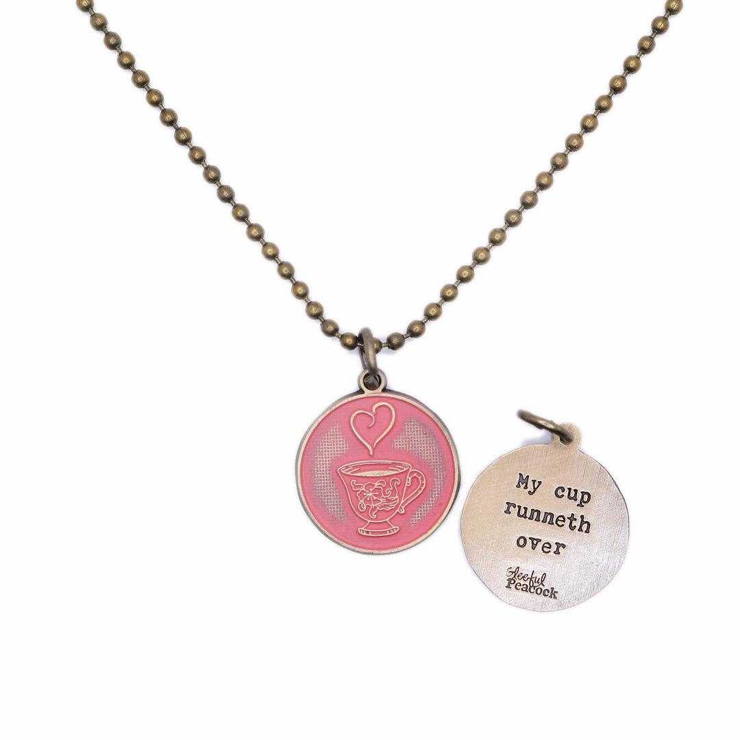 Runneth Over Token (available with Bracelet or Necklace)