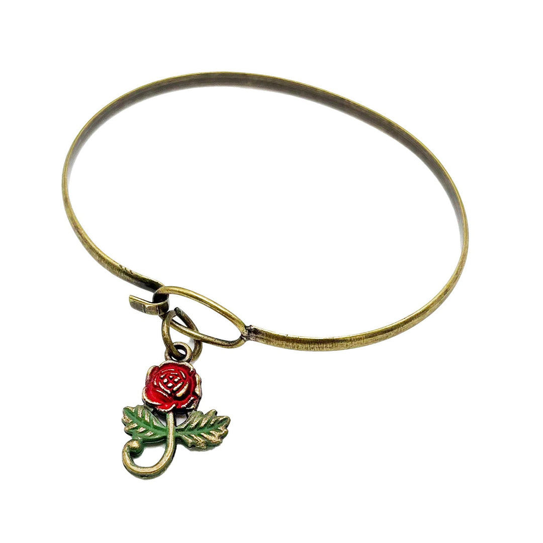 Rose Charm (available with Bracelet or Necklace)