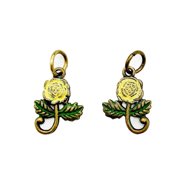 Rose Charm (available with Bracelet or Necklace)