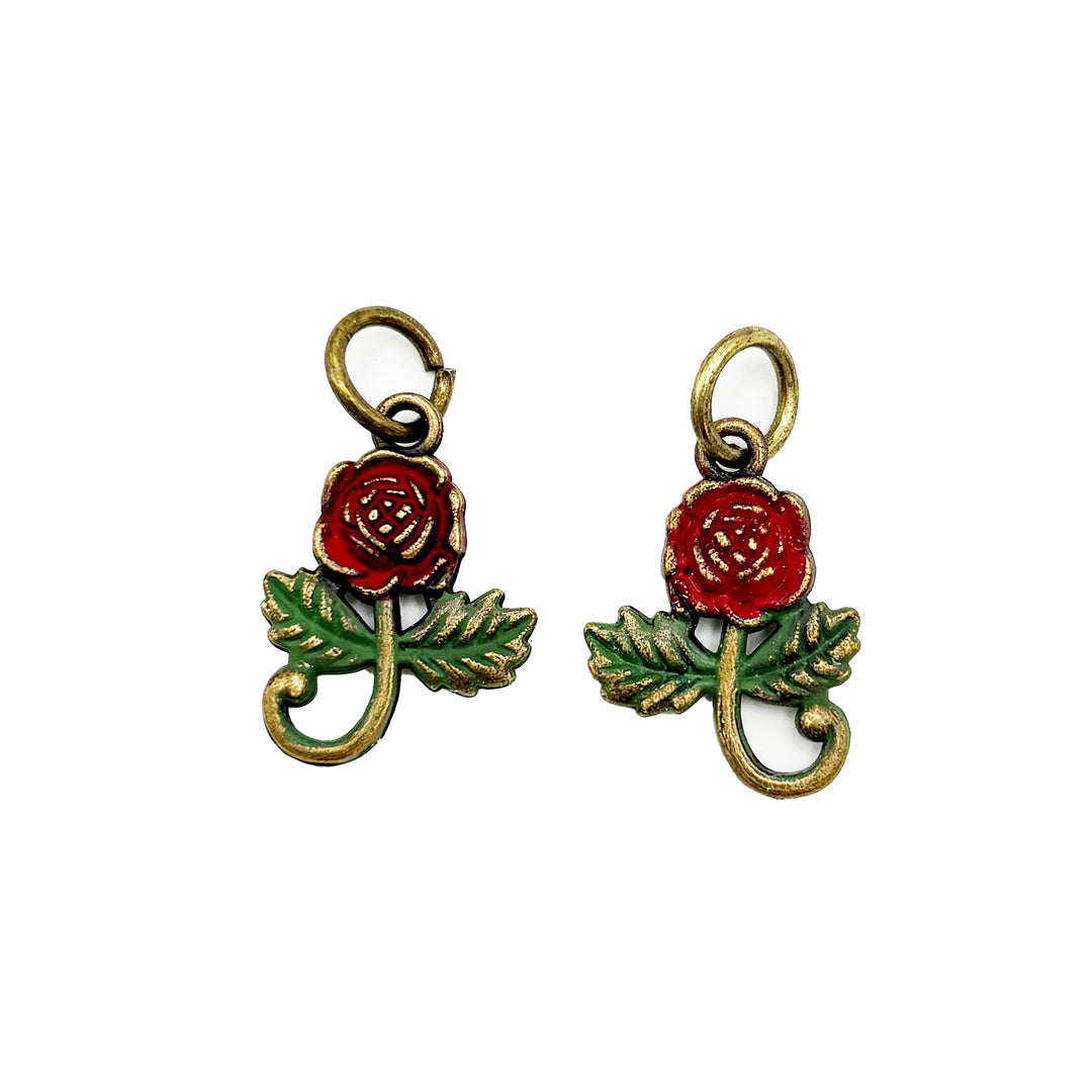 Rose Charm (available with Bracelet or Necklace)