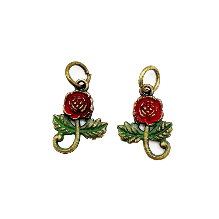Rose Charm (available with Bracelet or Necklace)