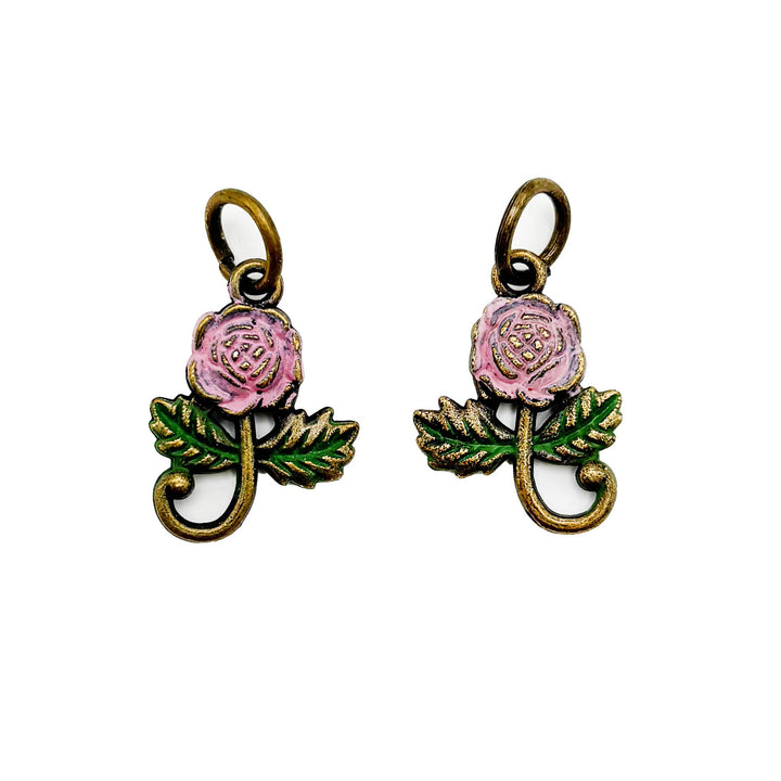 Rose Charm (available with Bracelet or Necklace)