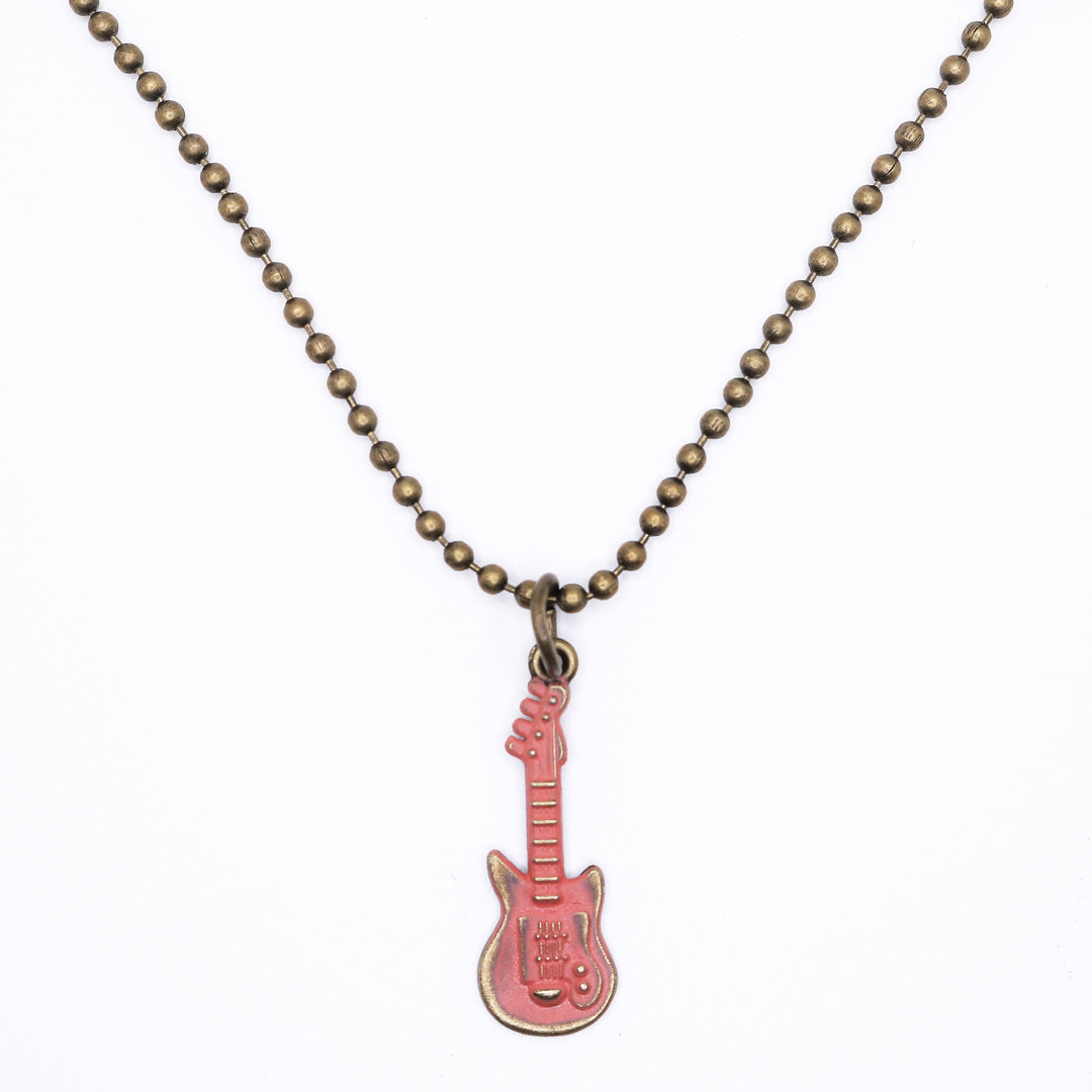 Electric Guitar Charm (available with Bracelet or Necklace)
