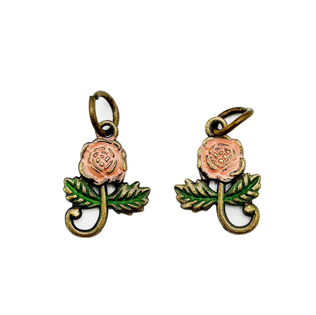 Rose Charm (available with Bracelet or Necklace)