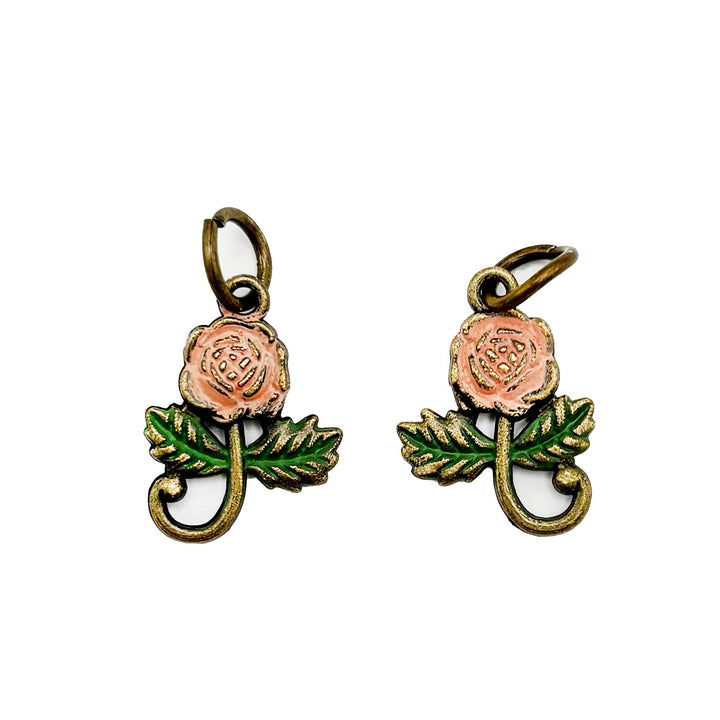 Rose Charm (available with Bracelet or Necklace)