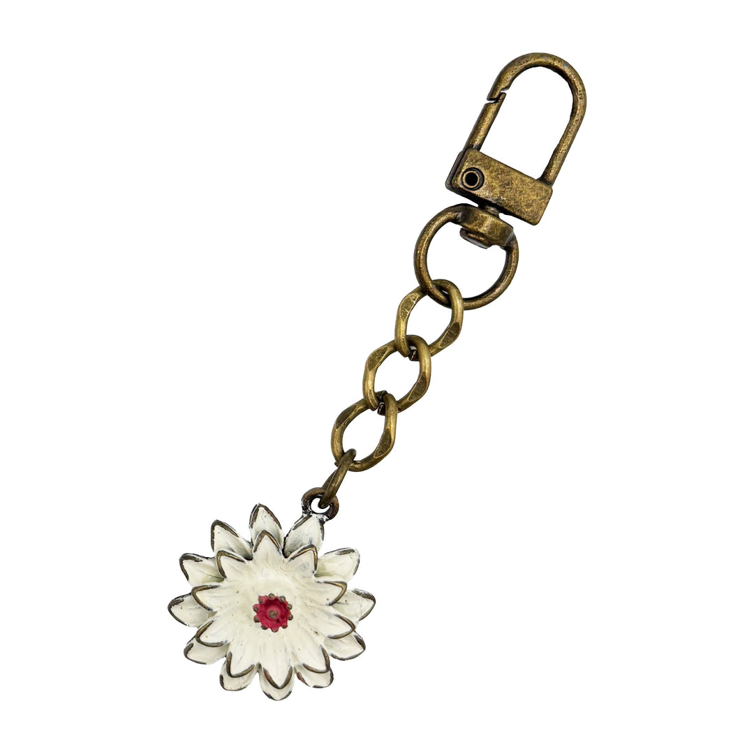Flourish Flower Bag Charm or Keychain