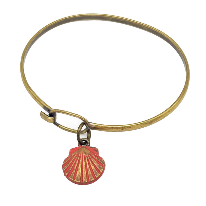 Clam Shell Charm (available with Bracelet or Necklace)