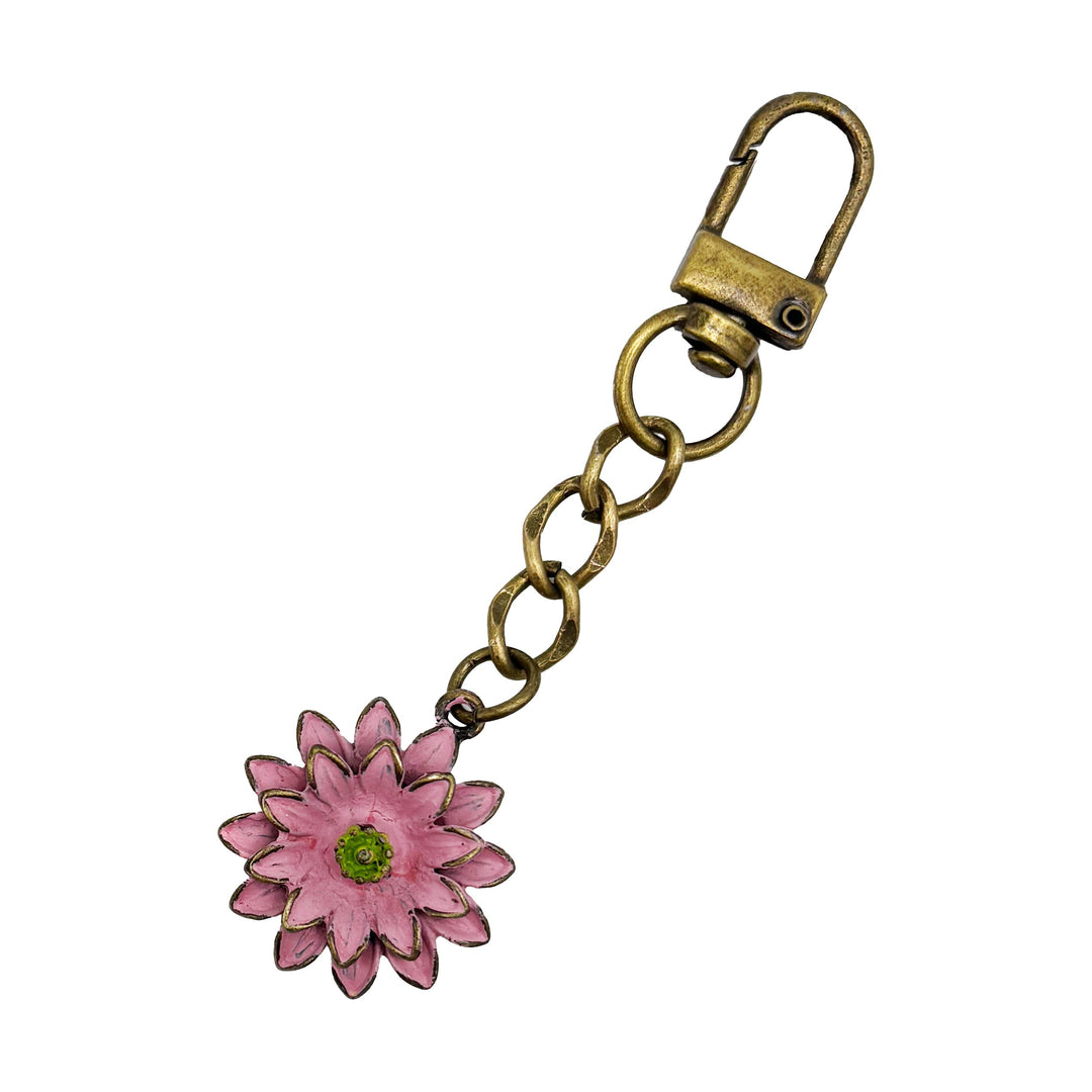 Flourish Flower Bag Charm or Keychain