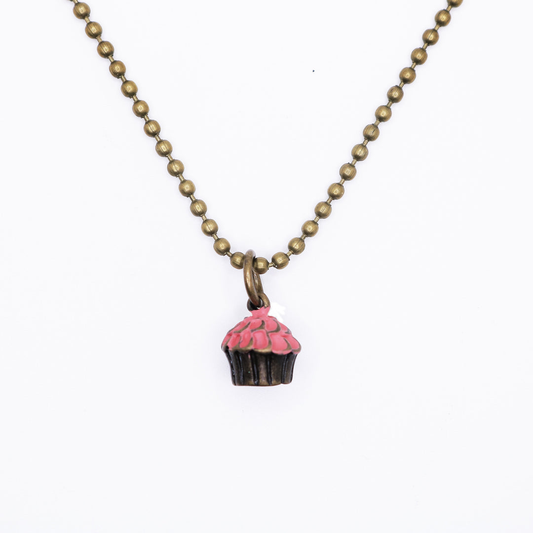 Cupcake Charm (available with Bracelet or Necklace)