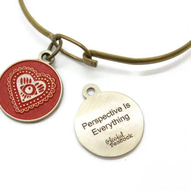 Perspective is Everything Token (available with Bracelet or Necklace)