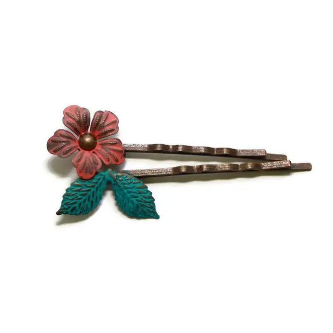 Perfect Bloom Flower Bobby Pins Set of 2