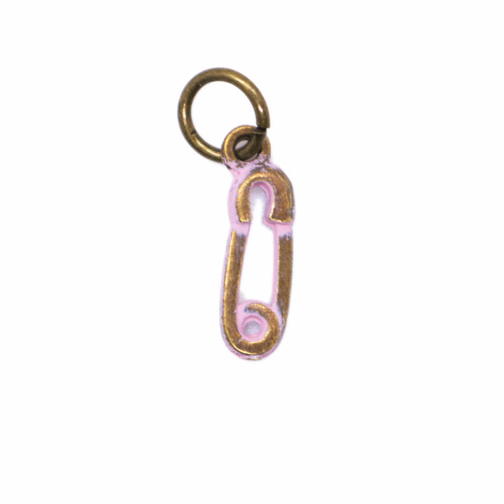 Diaper Safety Pin Charm (available with Bracelet or Necklace)