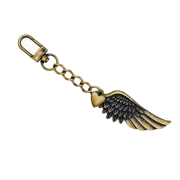 Wing and a Prayer Boho Bag Charm Keychain