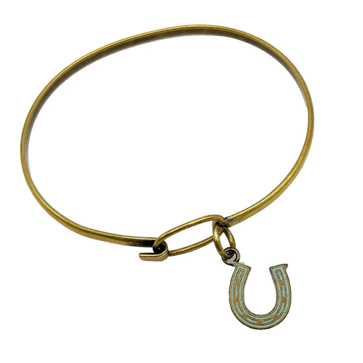 Horseshoe Good Luck Charm (available with Bracelet or Necklace)