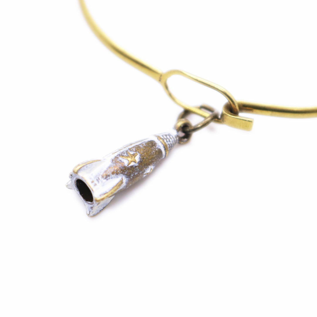 Rocket Charm (available with Bracelet or Necklace)