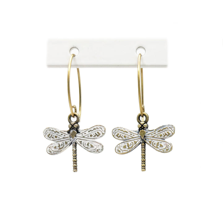 Dragonfly Charm Earrings