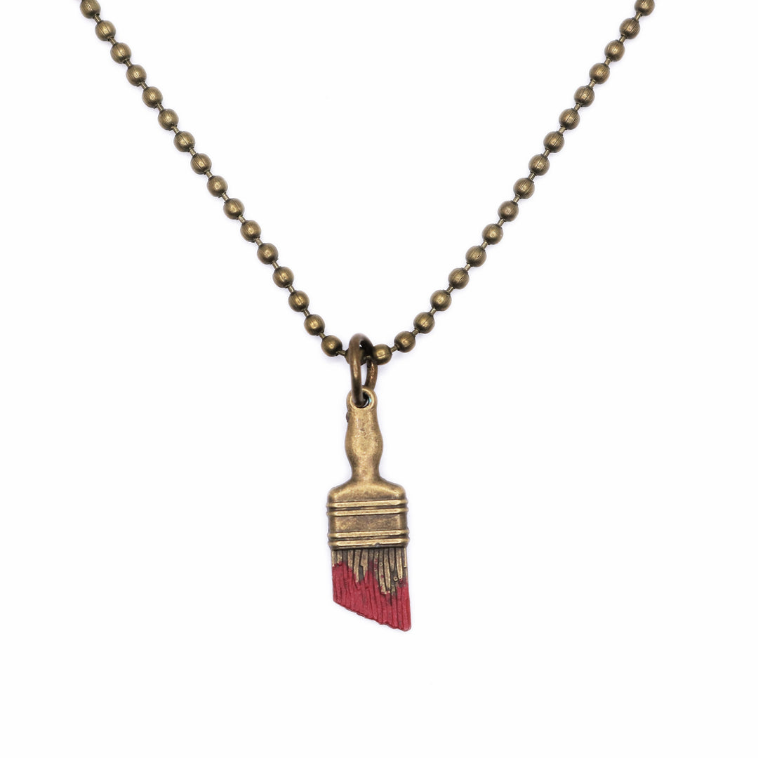 Paintbrush Charm (available with Bracelet or Necklace)