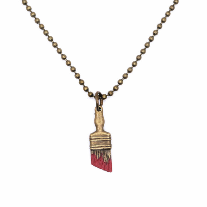 Paintbrush Charm (available with Bracelet or Necklace)