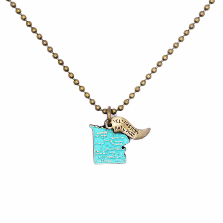 Yellowstone National Park Charm (available with Bracelet or Necklace)