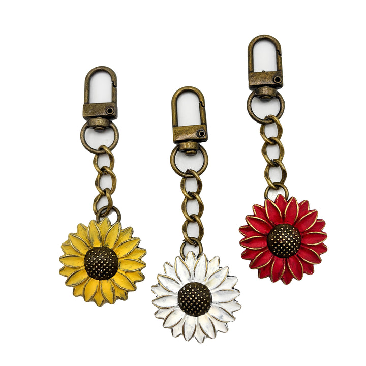 Sunflower Bag Charm or Keychain