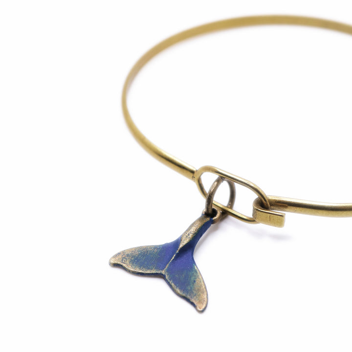 Whale Tail Charm (available with Bracelet or Necklace)