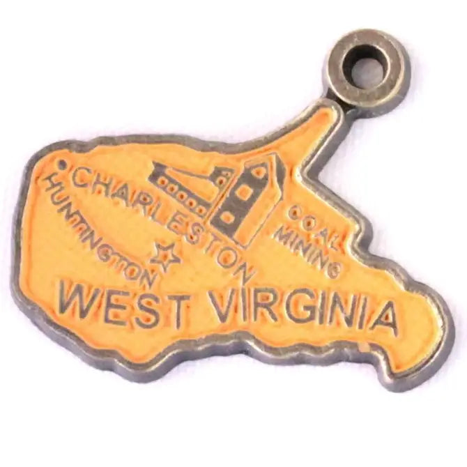 West Virginia Charm (available with Bracelet or Necklace)