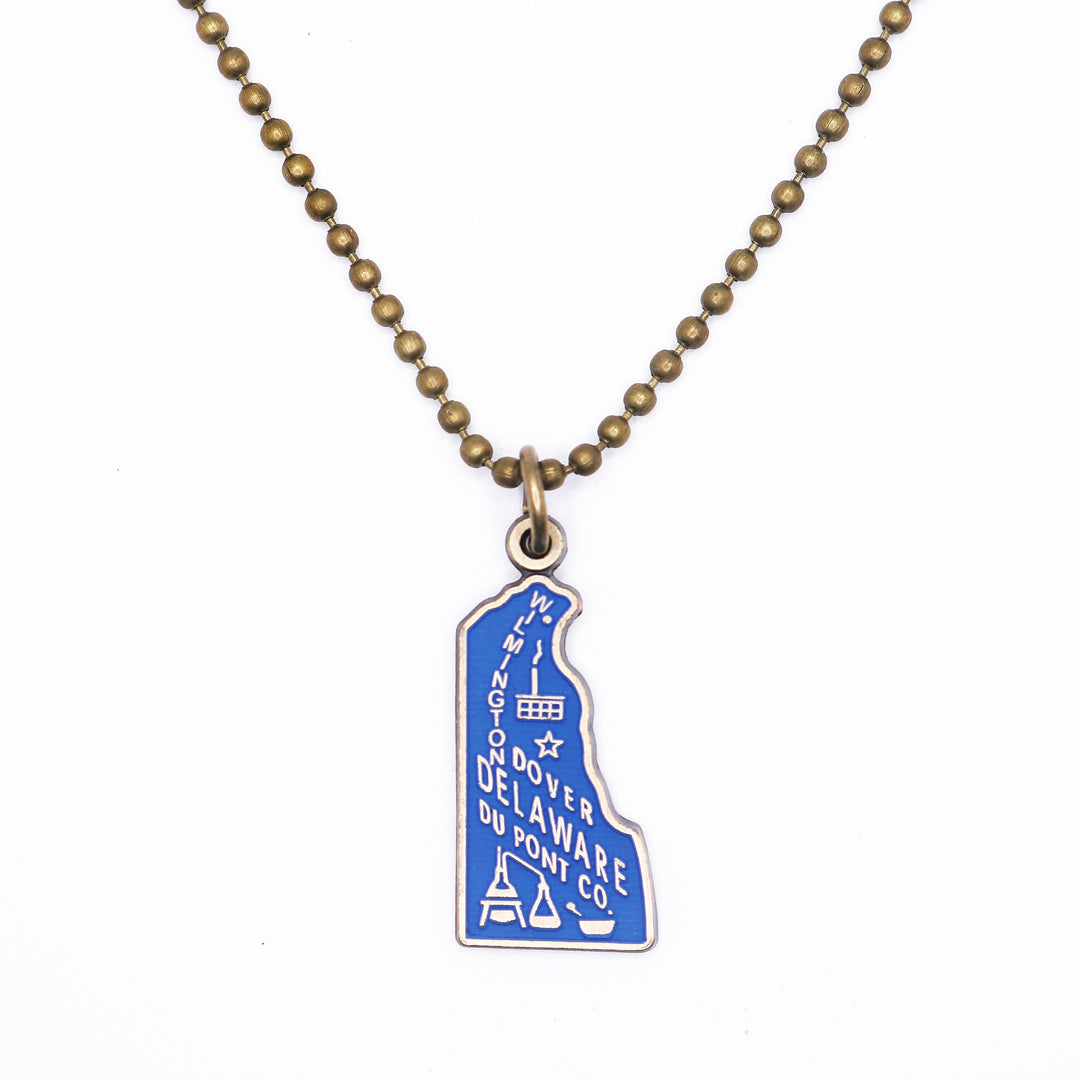 Delaware Charm (available with Bracelet or Necklace)