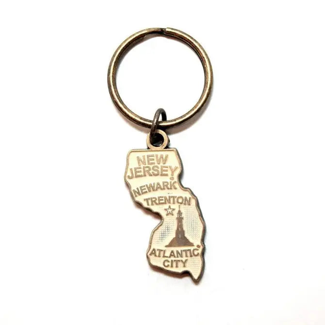 New Jersey Keychain