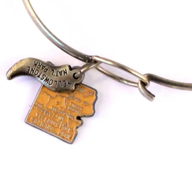 Yellowstone National Park Charm (available with Bracelet or Necklace)