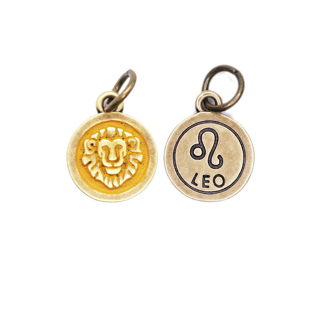 Leo Zodiac Charm (available with Bracelet or Necklace)
