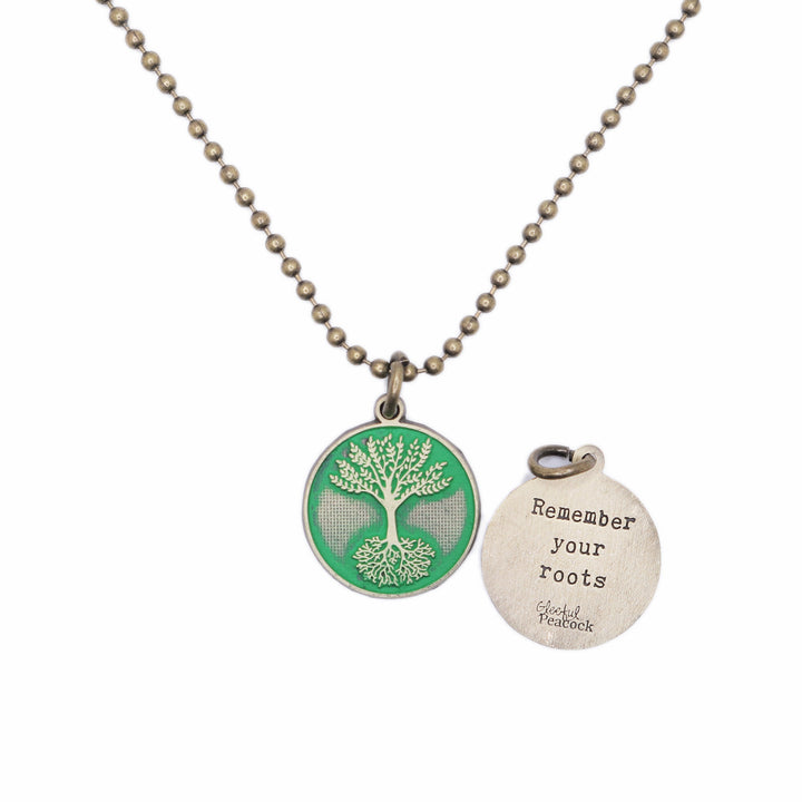 Remember Your Roots Token (available with Bracelet or Necklace)
