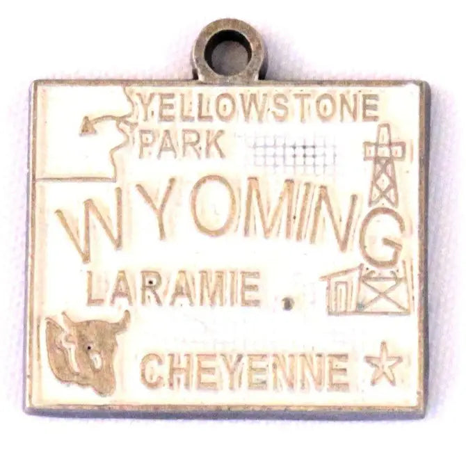 Wyoming Charm (available with Bracelet or Necklace)