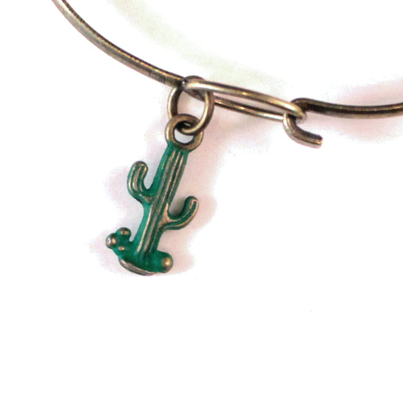 Saguaro Cactus Charm (available with Bracelet or Necklace)