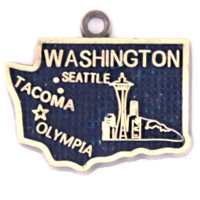 Washington State Charm (available with Bracelet or Necklace)