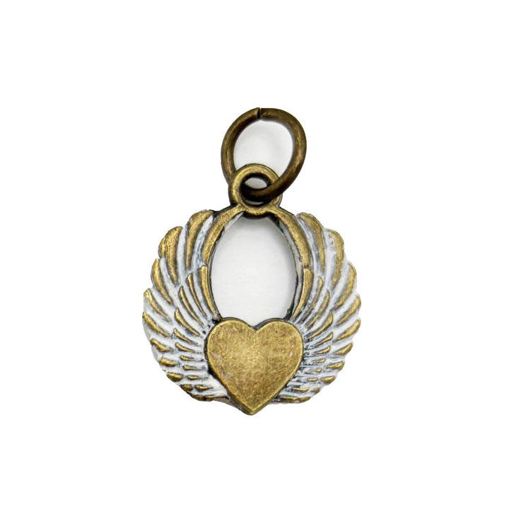 Winged Heart Charm (available with bracelet or necklace)