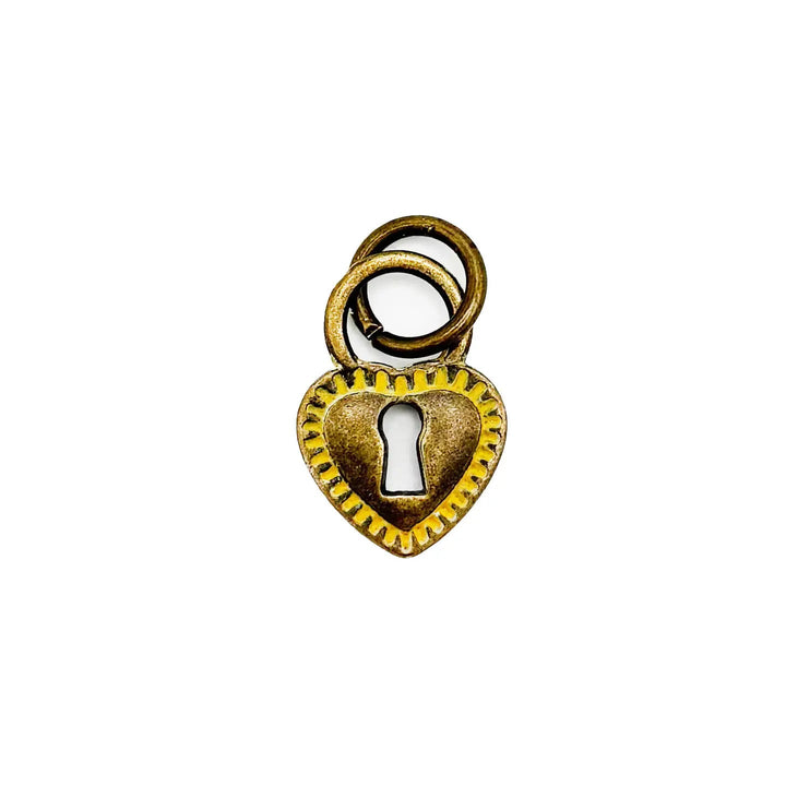 Heart Lock Charm (available with Bracelet or Necklace)