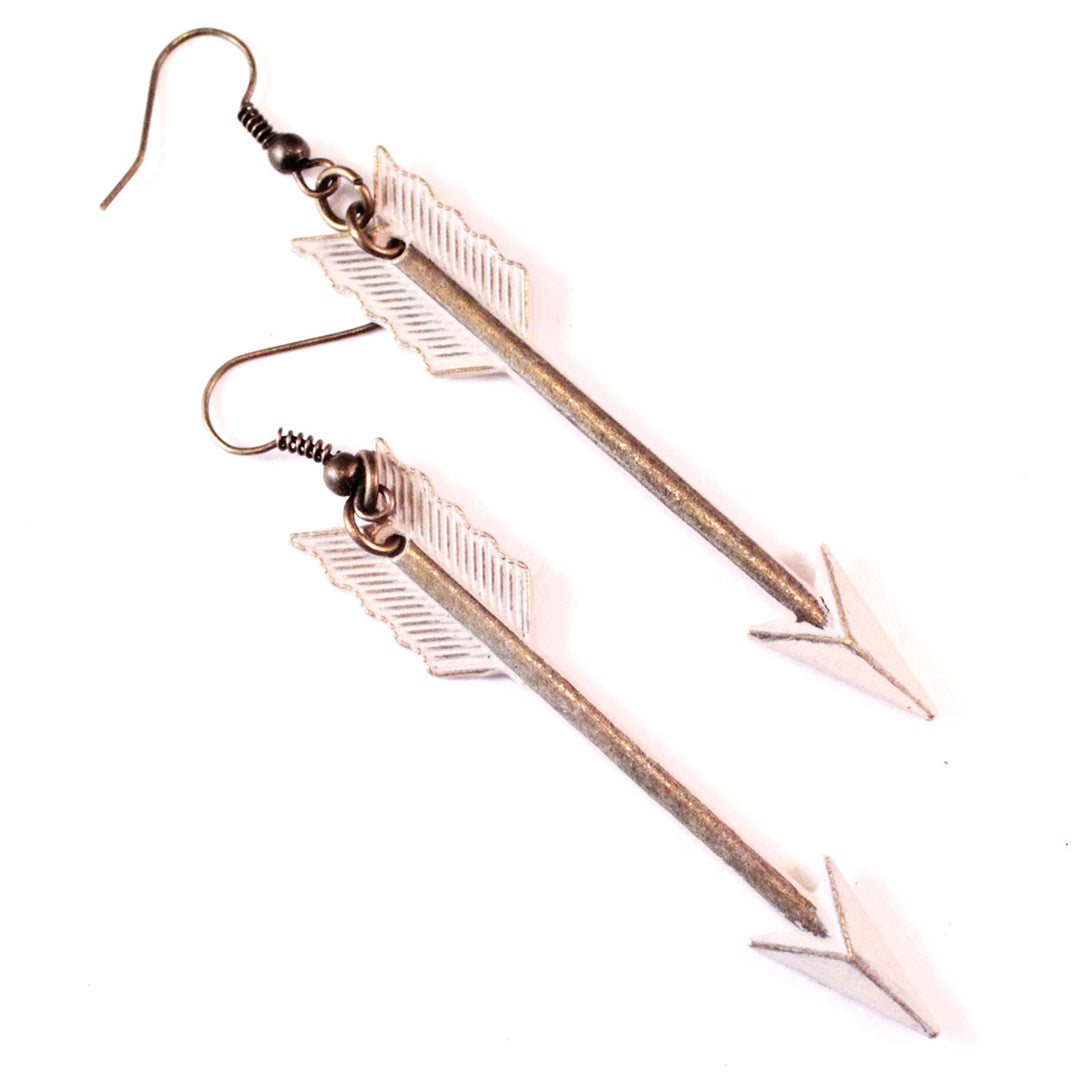 On Point Long Arrow Earrings