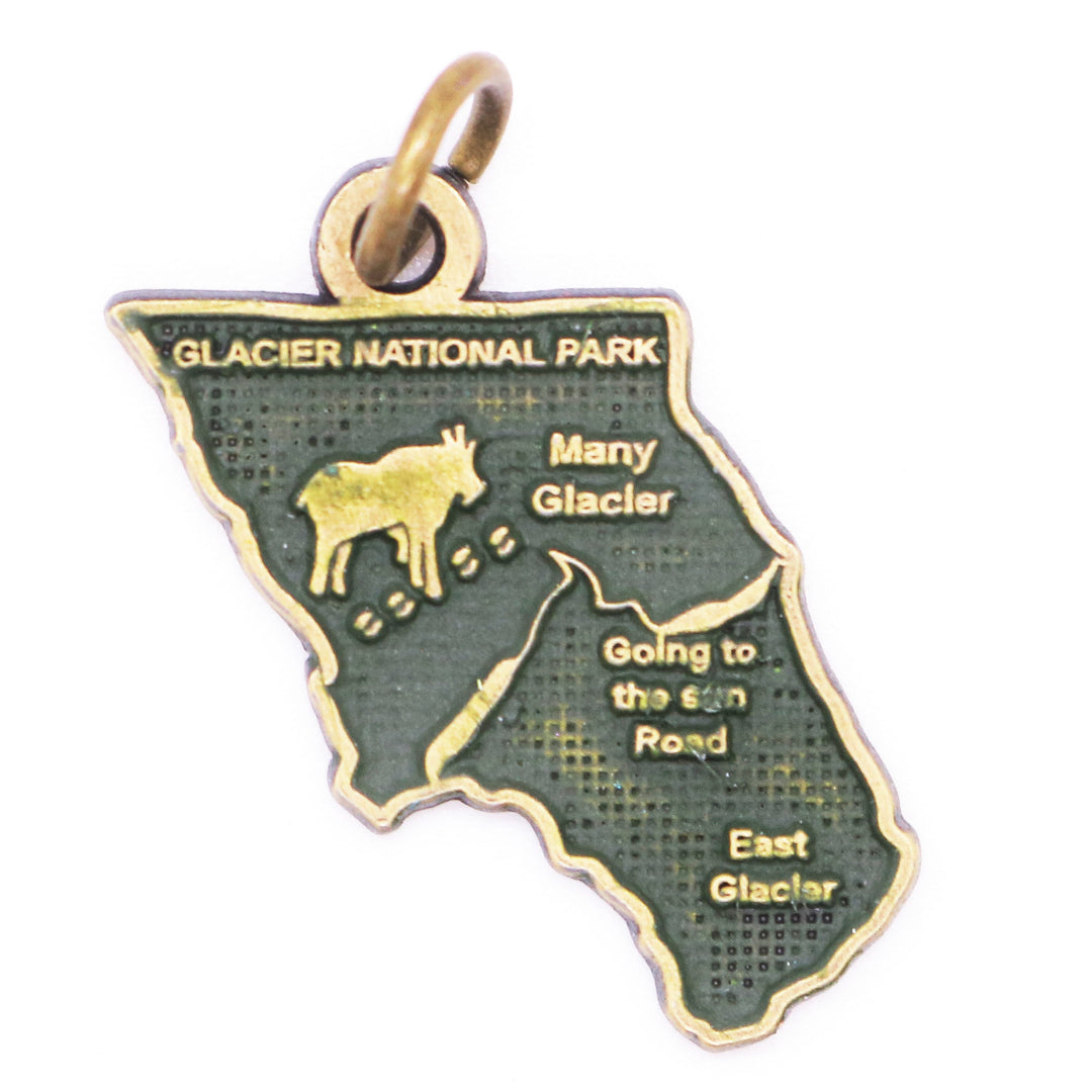 Glacier National Park Charm (available with Bracelet or Necklace)