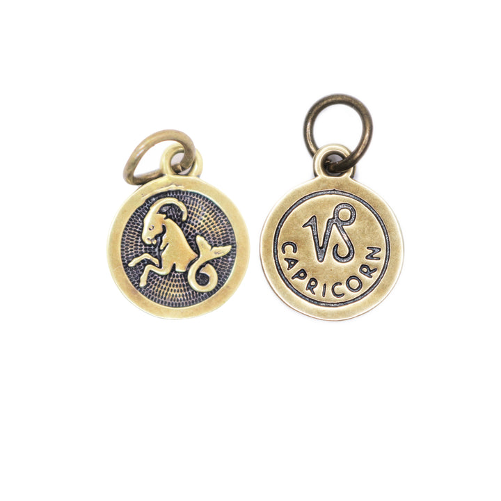 Capricorn Zodiac Charm (available with Bracelet or Necklace)