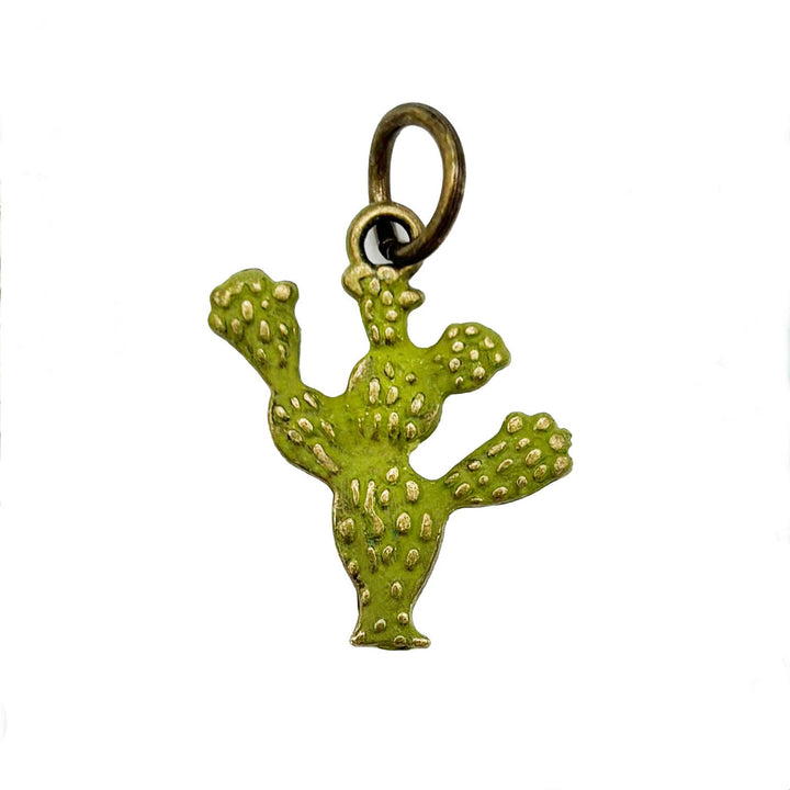 Prickly Pear Cactus Charm (available with Bracelet or Necklace)