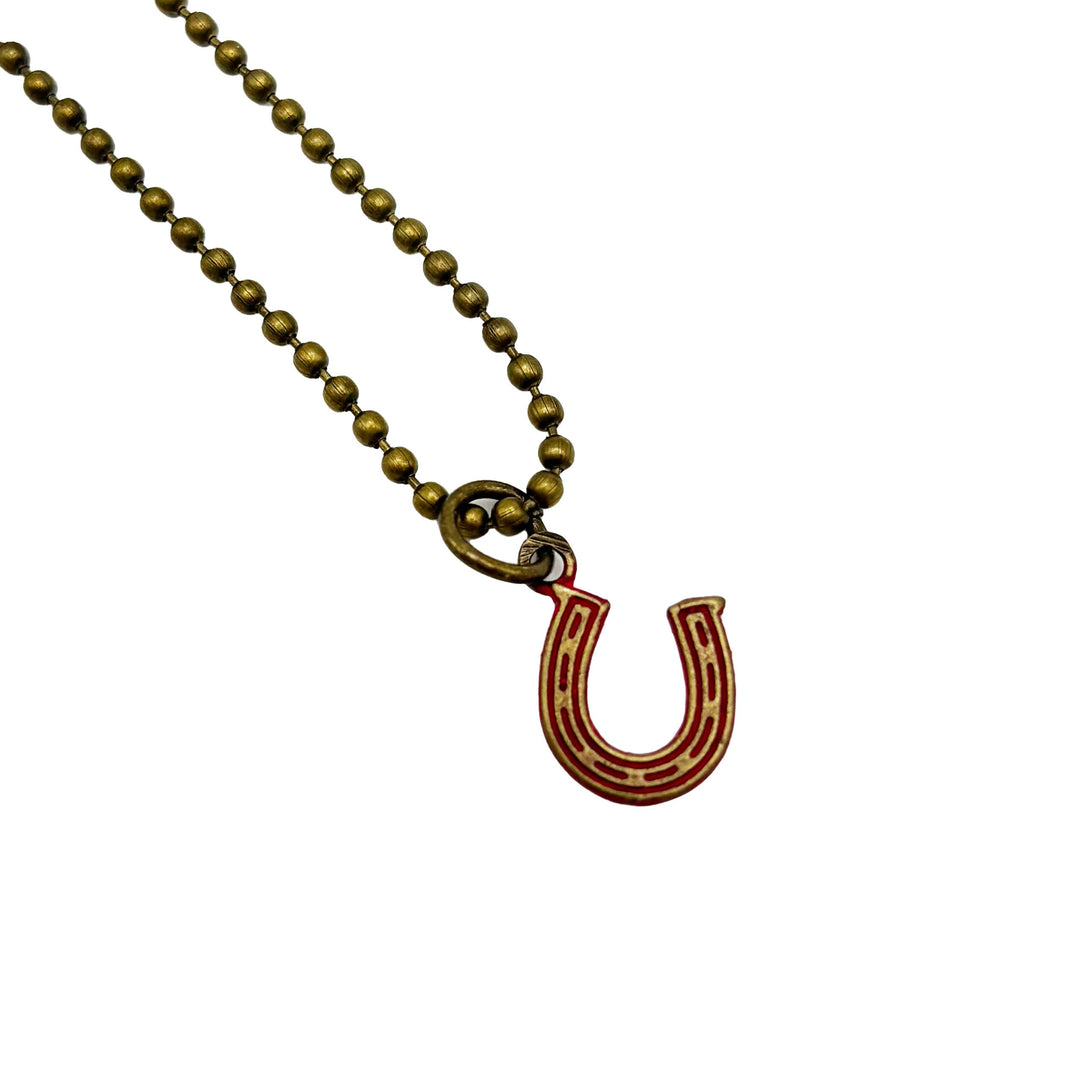 Horseshoe Good Luck Charm (available with Bracelet or Necklace)