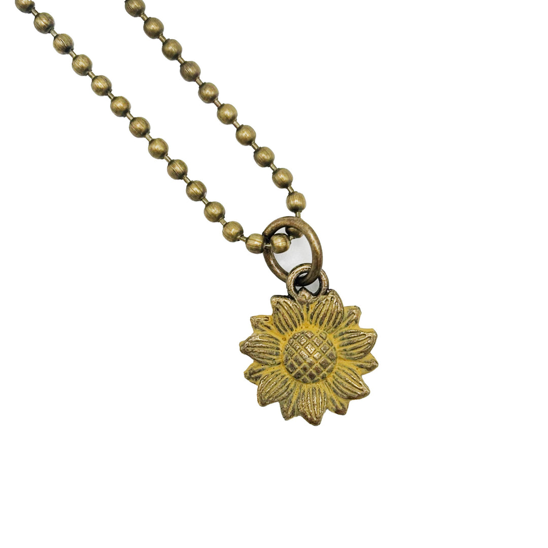 Sunflower Charm (available with Bracelet or Necklace)