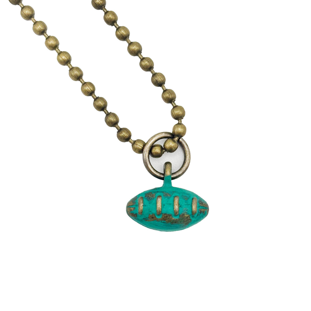 Football Charm (available with Bracelet or Necklace)