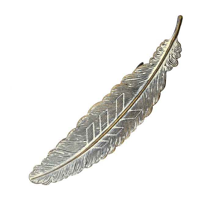 Feather Quill Boho Barrette
